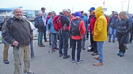 Avant l'embarquement au port de Fromentine sur le continent.